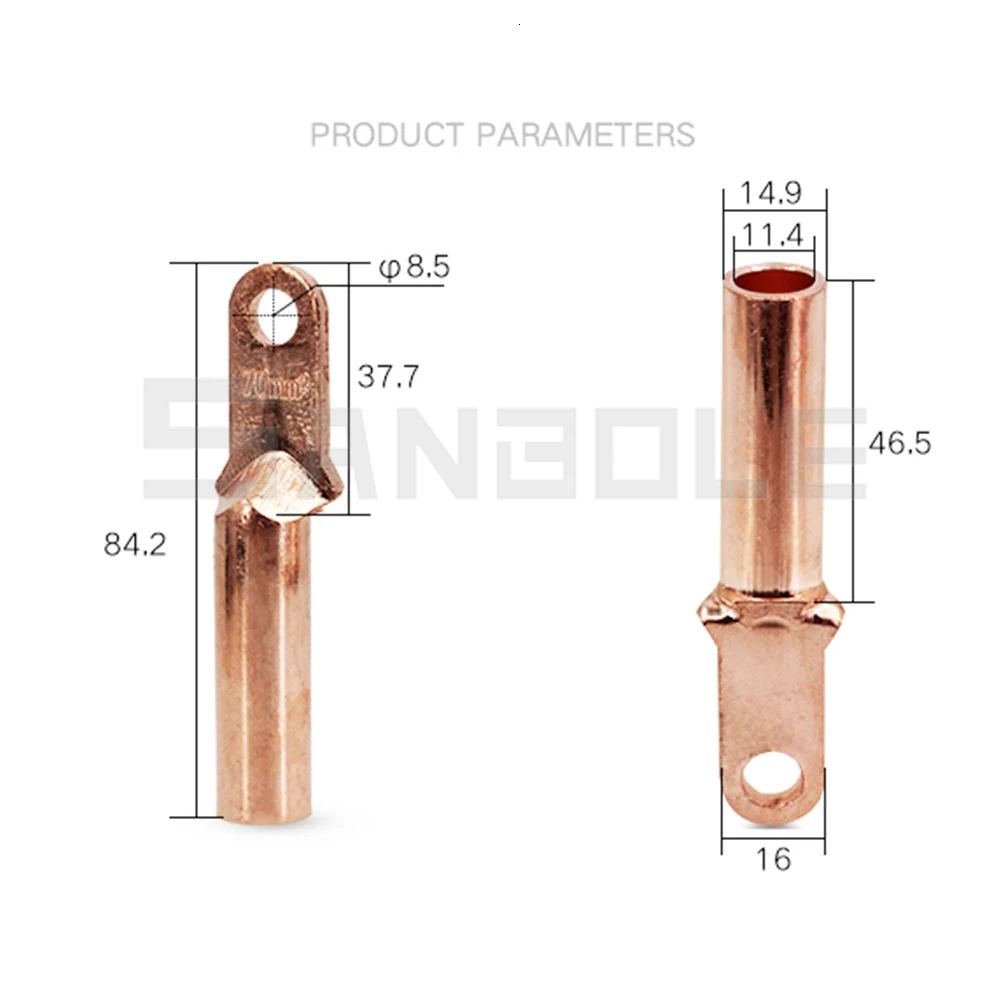 Пластиковый Чехол для пластикового выключателя 5 шт. медный клеммный разъем