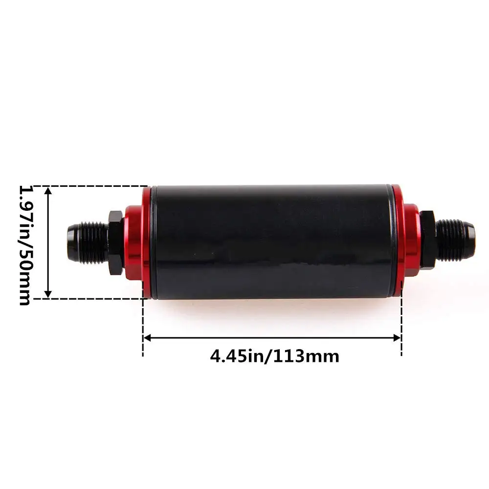 50 мм красный фильтр 100 микрон Очищаемый встроенный топливный Универсальный