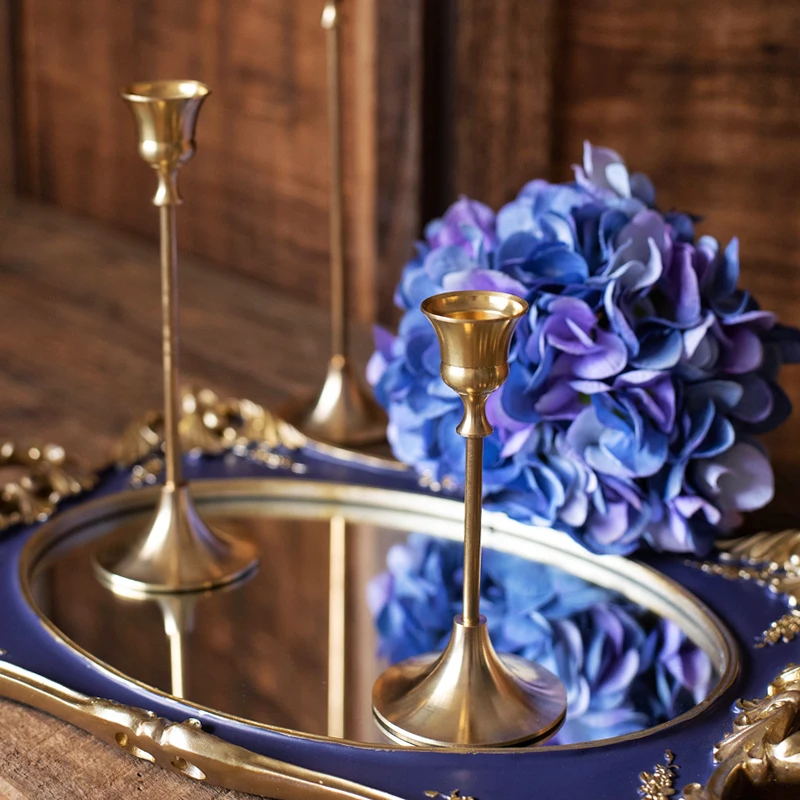 Wedding Luxury Candlestick Holder Mould Metal Gold Modern Deciracion Nordica Hogar Room Decoration YD50ZT | Дом и сад