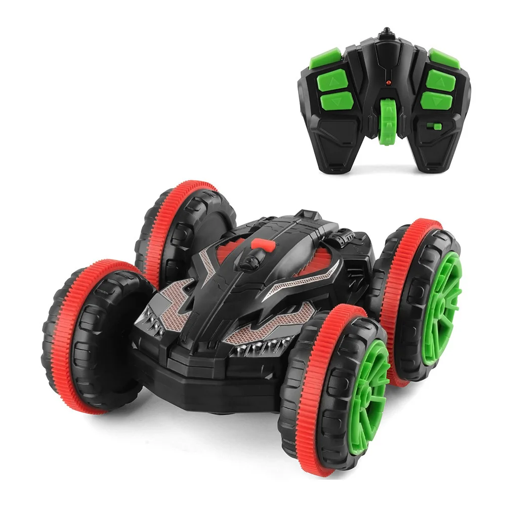 RC трюк автомобиль 1:18 2 4G 360 Поворот дистанционное управление Вождение на воде и