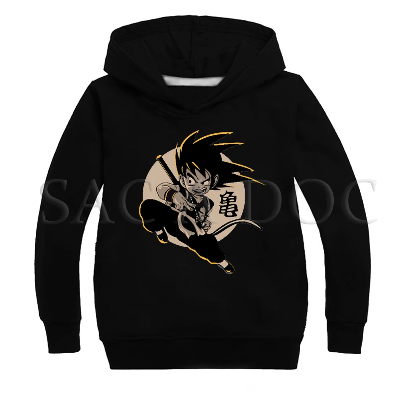 Hoodies 3 Модные толстовки с капюшоном с принтом «Жемчуг дракона»; толстовки для маленьких мальчиков и девочек; детские зимние тонкие топы с длинными рукавами; детская повседневная одежда - Цвет: Hoodies 3