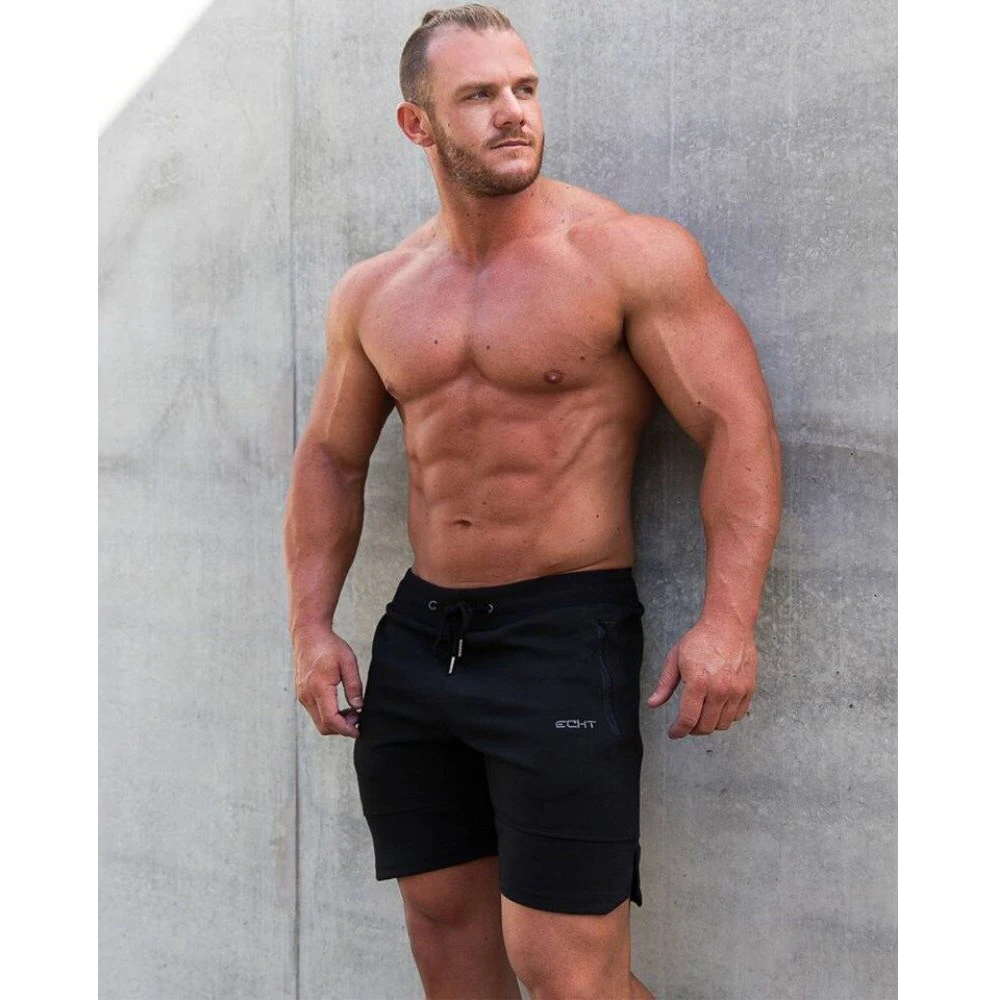 Шорты для бега с карманами на молнии шорты тренировок мужские бодибилдинга