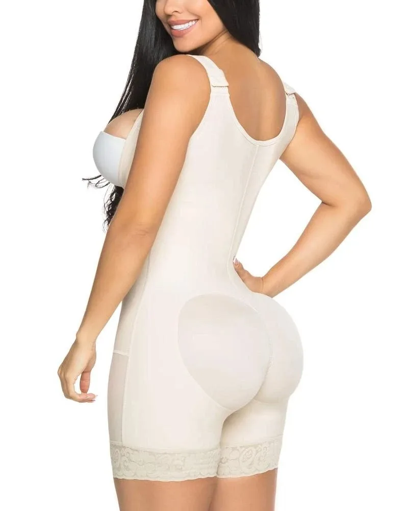 

Front Hook Abdomen Chest Support Hip Shaping Underwear Full Body Shaping Bodysuits For Half Sleeve Compression Garments