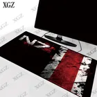 Резиновый коврик для мыши XGZ Mass Effect N7 с логотипом, игровой коврик для клавиатуры с аниме мультяшным принтом и крупными застежками, Настольный Размер XXL