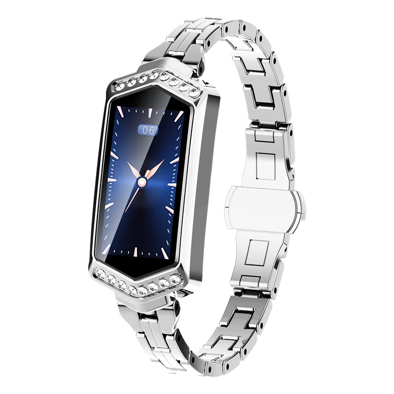 Smart watch для женщин фитнес браслет HeartRate трекер монитор артериального давления