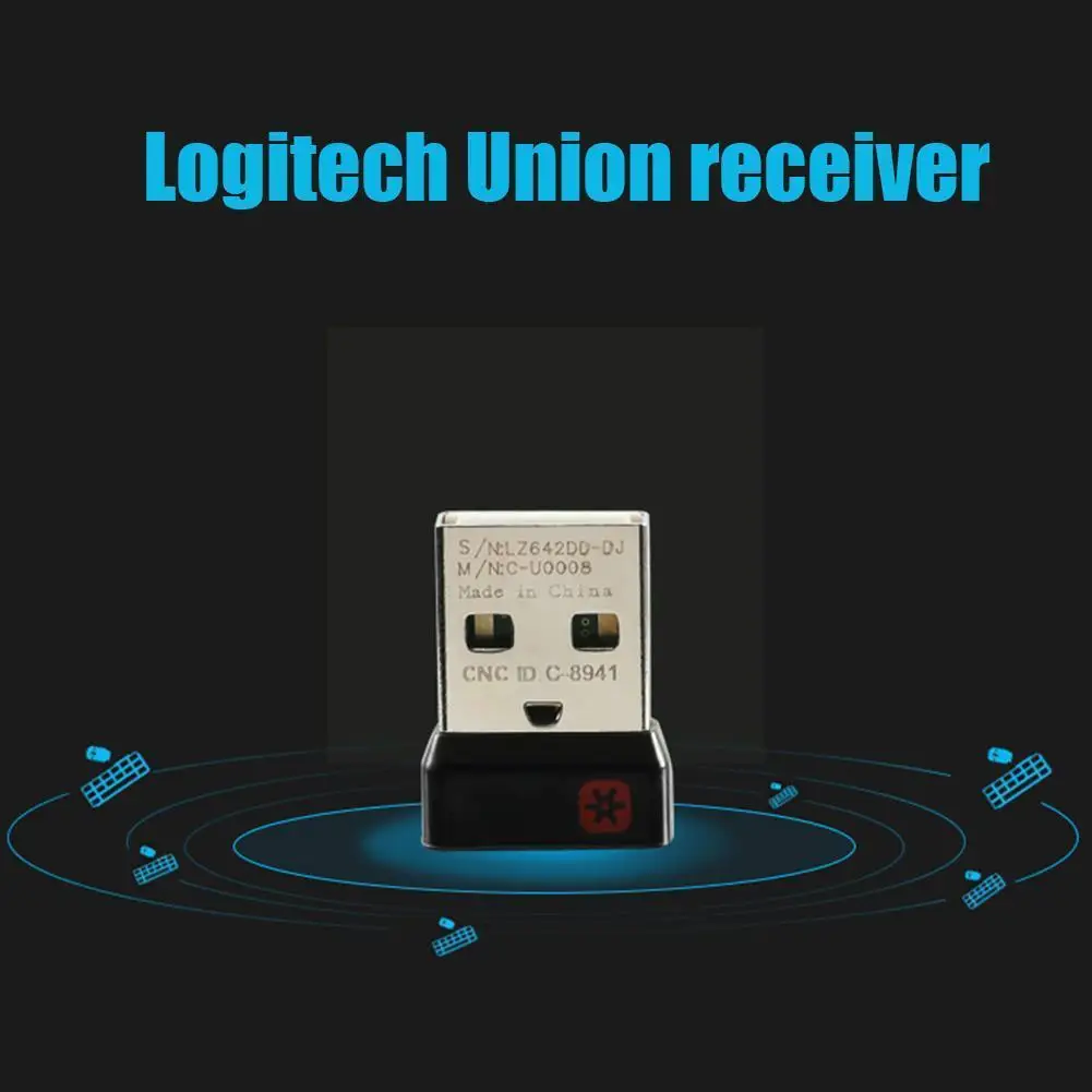 

Wireless Dongle Receiver Usb Adapter For Unifying Mouse Keyboard Receiver Single Pass Six-channel C9p4