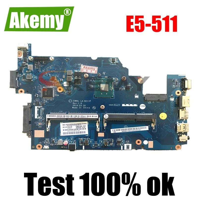 

Материнская плата для ACER macrobase E5-511 CPU LA-B211P NBMNY11003