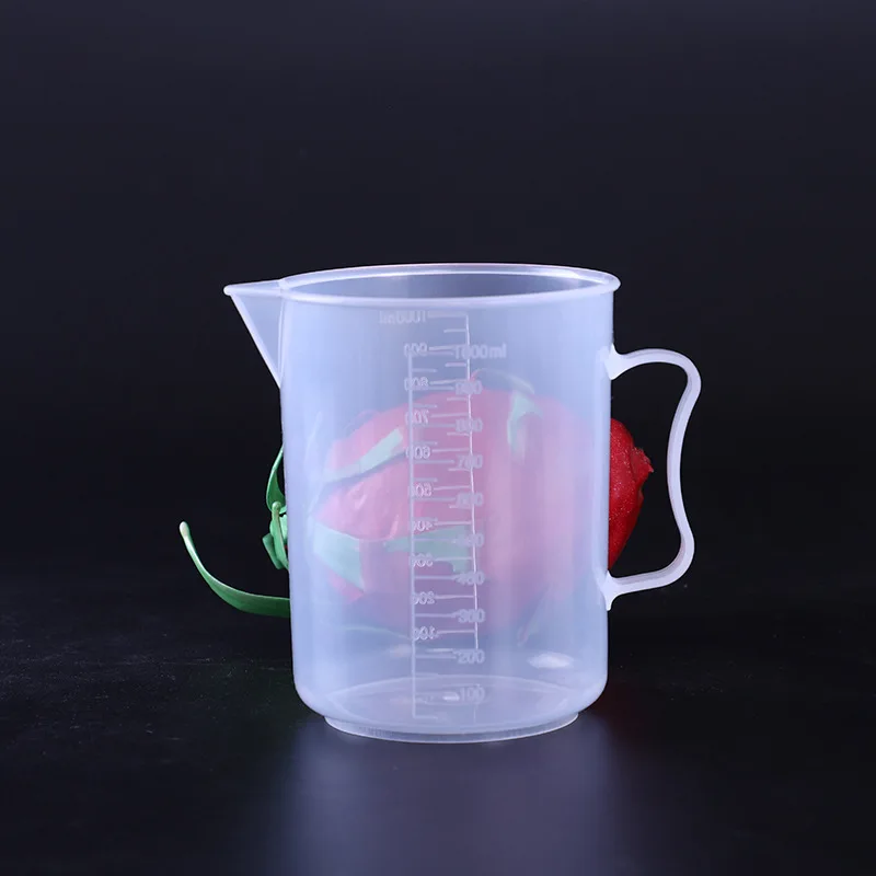 1000 мл полная ручка Штабелируемый пластиковый прозрачный и градиентный