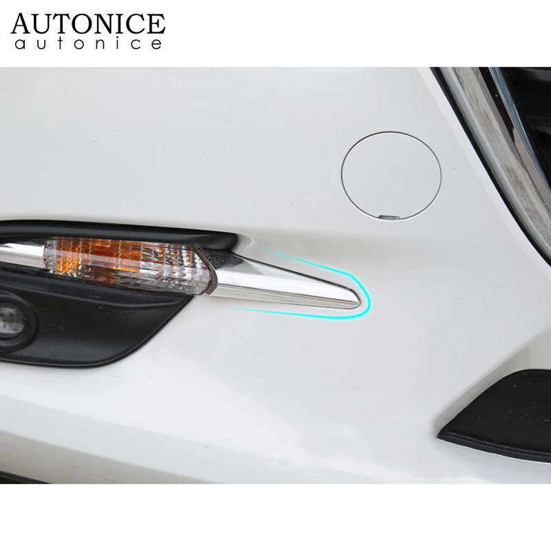 Передняя противотуманная фара из АБС пластика подходит для Mazda3 Axela M3 2017 2018 2