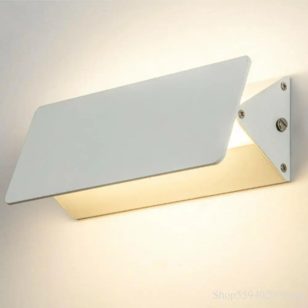 Простой Креативный светодиодный настенный светильник вращающийся приглушаемый