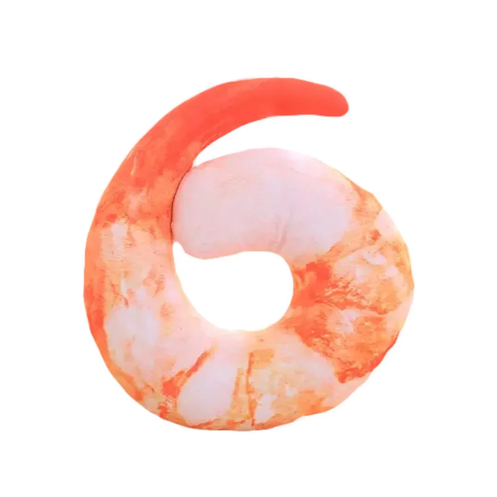 Имитация креативной забавной еды плюшевые игрушки мультяшная U образная подушка