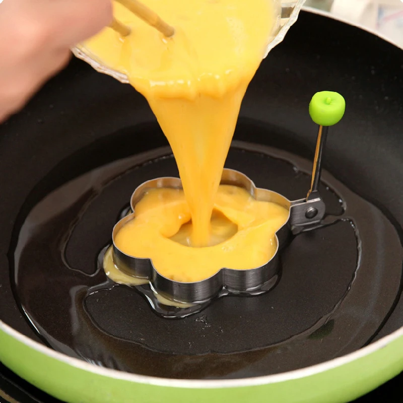 5 стилей нержавеющая сталь жареное яйцо формирователь инструменты для