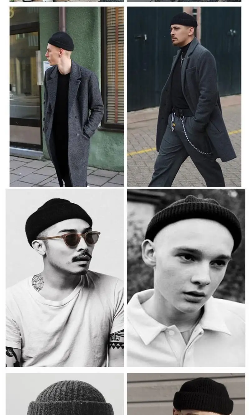 Вязаные мужские зимние шапки бини, шапки Skullies Bonnet, Зимние головные уборы для мужчин и женщин, Теплые Мешковатые шапки из флиса для спорта на открытом воздухе