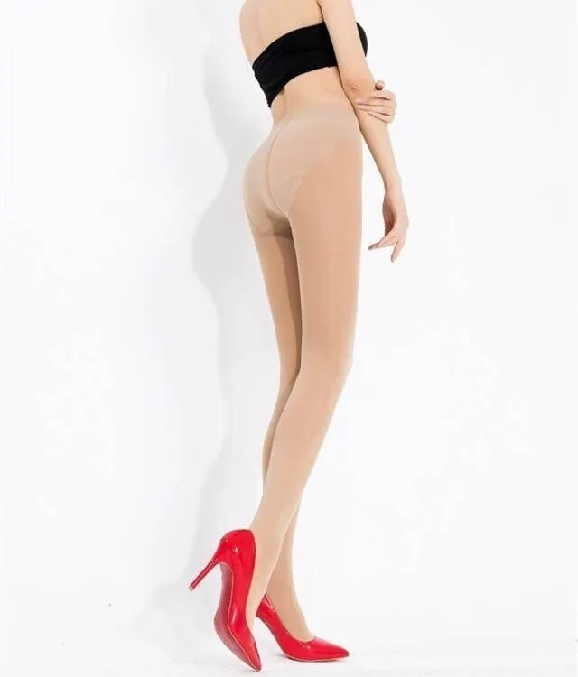 80D Весна и Осень средний толстый шелк бабочка промежность бикини телесный цвет