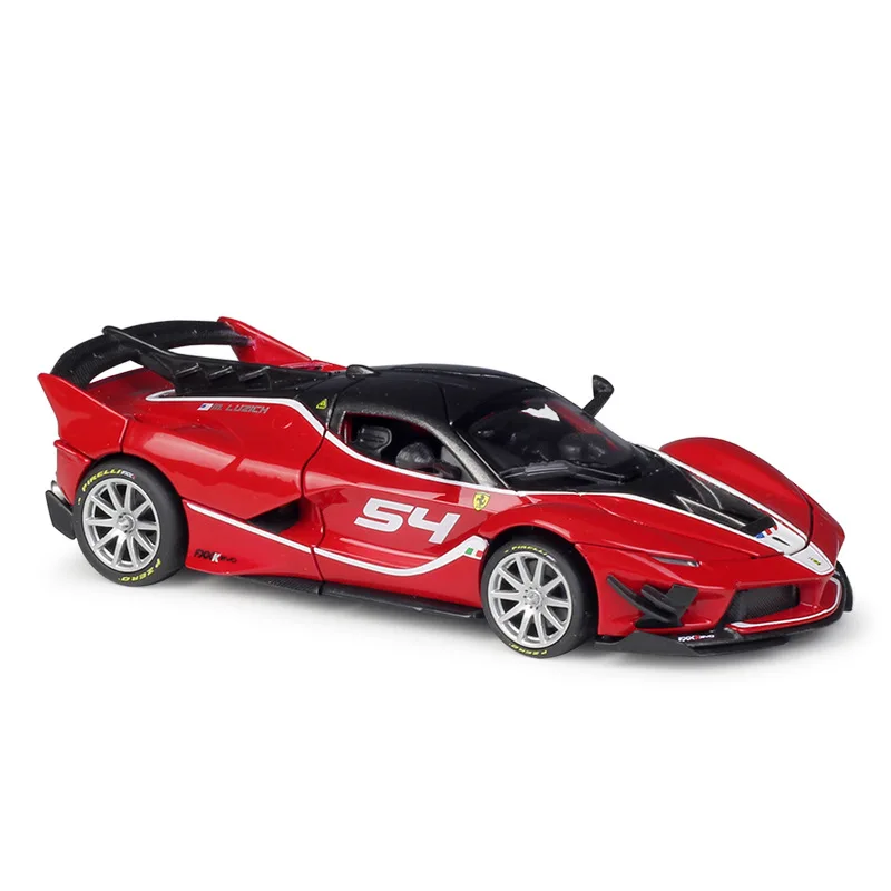 Модель автомобиля Bburago в масштабе 1:32 Ferrari FXX K RAD EVO acousto Optical из сплава|Наземный
