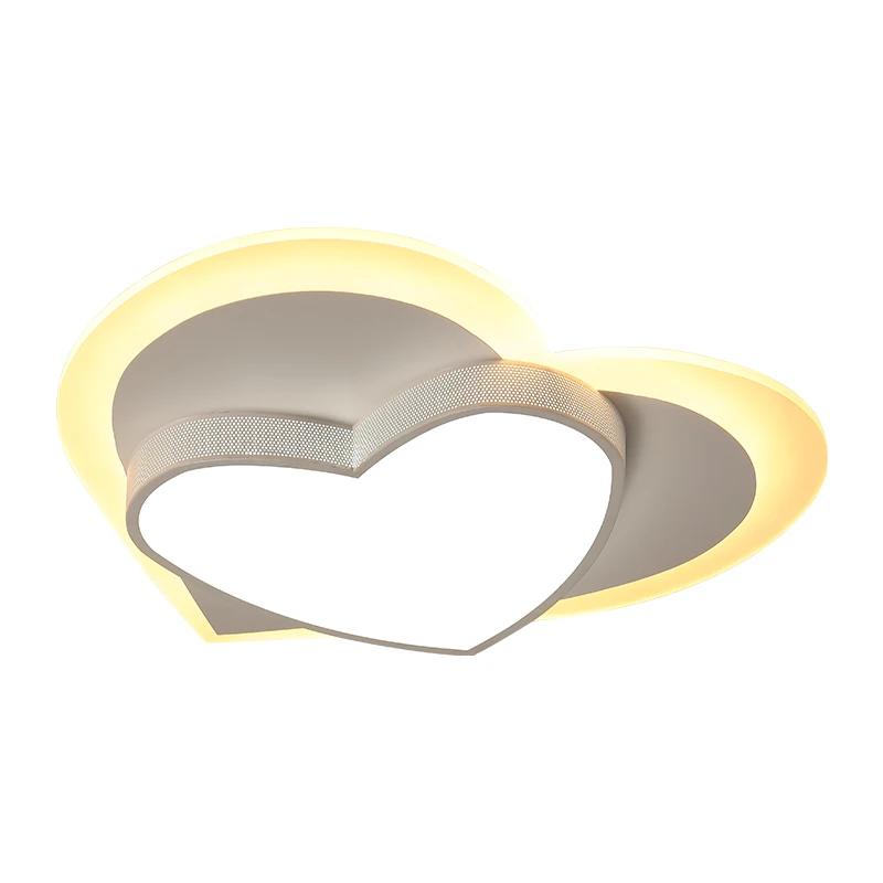 

220V LED Ceiling Lights In Heart Shape For Living Room Lamparas de techo Bedroom Girls Room Ceiling lamp Rooms Luminare