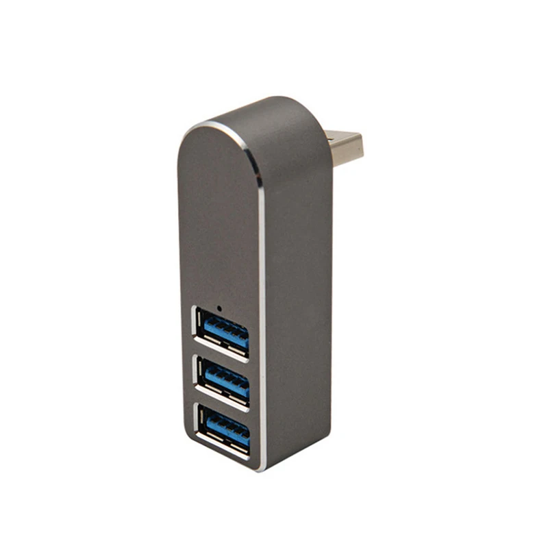 

Eshowee Portable HUB Rotable USB3.0 HUB Splitter 3 USB Ports For High Compatibility Additional Usb Ports For Laptops