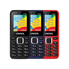 UNIWA E1801 Dual SIM Dual standby 1.77 800mAh MP3 MP4 FM Radio with Flashlight Loud Speaker 8 Day Standby Senior Feature Phone