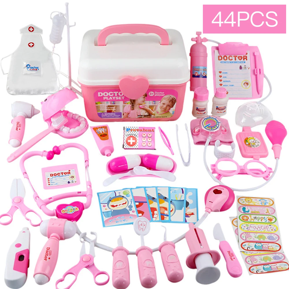 

44 шт., Детский комплект игрушек-врачей