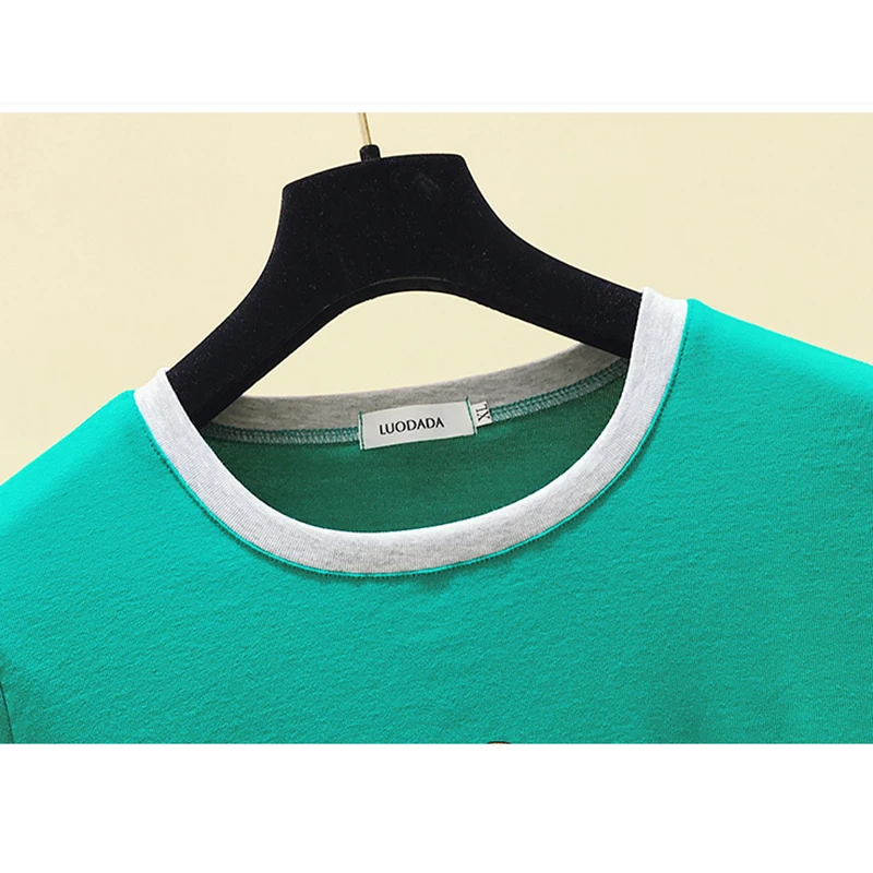 

New Cartoon Print T Shirt Women Summer Cotton Korean Clothes 2020 Womens Tops Vogue Tshirt Female T-Shirt Woman Tee Shirt Femme