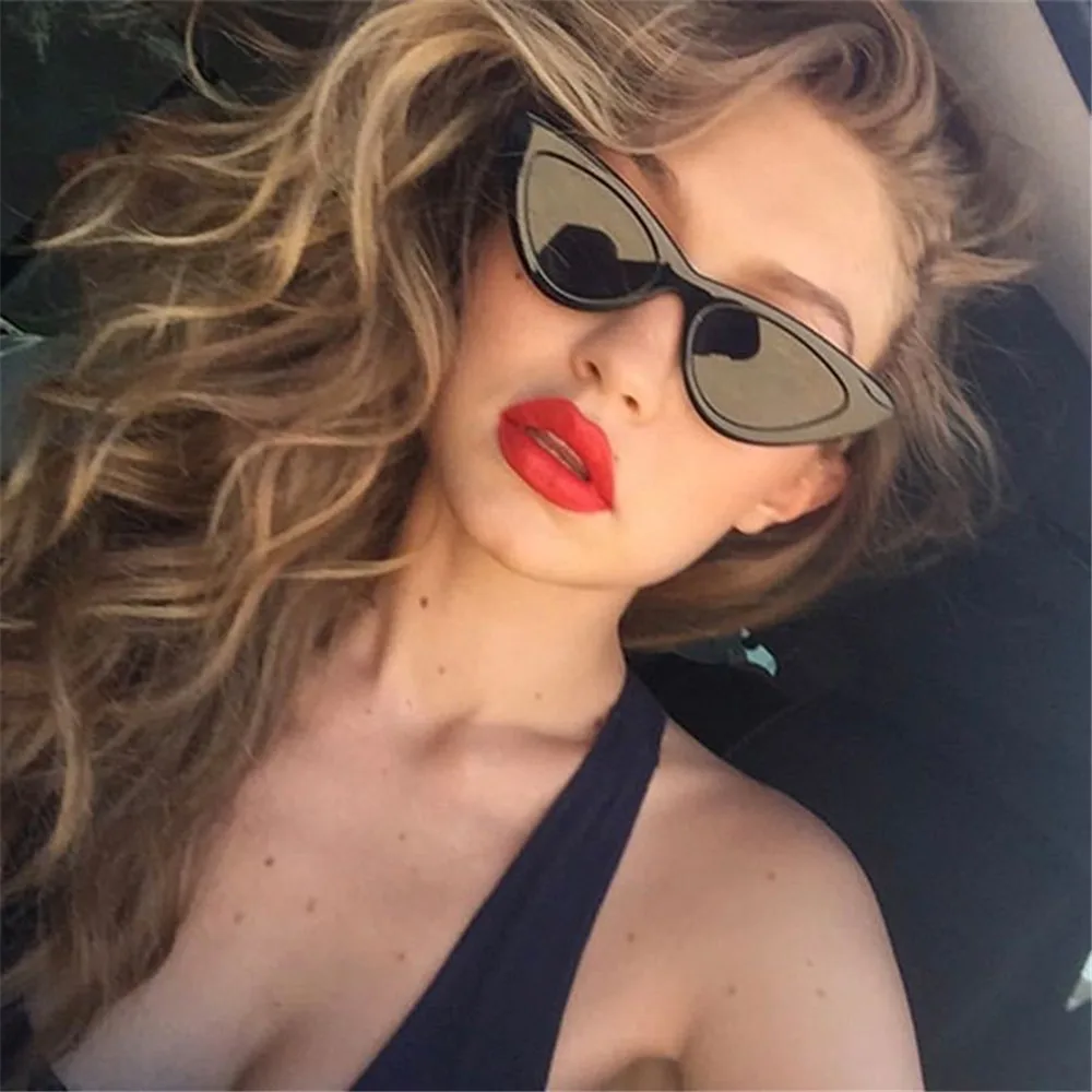 

UV400 Sexy Retro Sunglasses Vintage Small Triangle Sunglasses Vintage Female Shades Eyewear Sun Shades Fashion Accessories