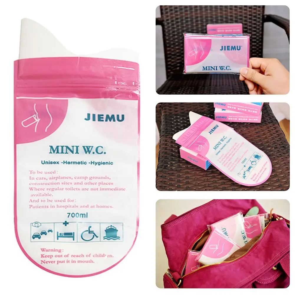 Одноразовые мешки для мочи 4 шт./лот 700 мл кемпинга переносной писсуар аварийные в