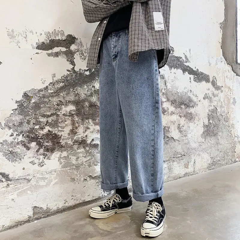 

Woman Jeans Pants Spring Autumn Straight Women's Loose Jeans Pantalones Vaqueros Mujer
