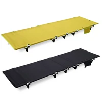 portable foldable camping cot single person outdoor folding bed 150kg bearing weight compact outdoor camping folding cot bed