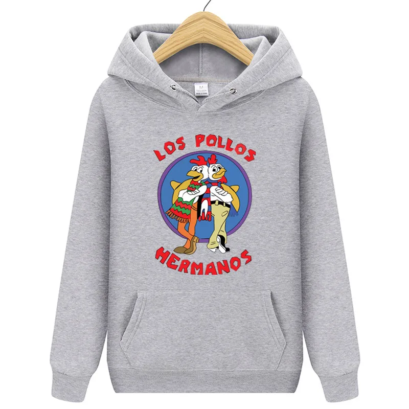 Новинка 2021 женская и Мужская Повседневная Толстовка los pollos hermanos флисовая
