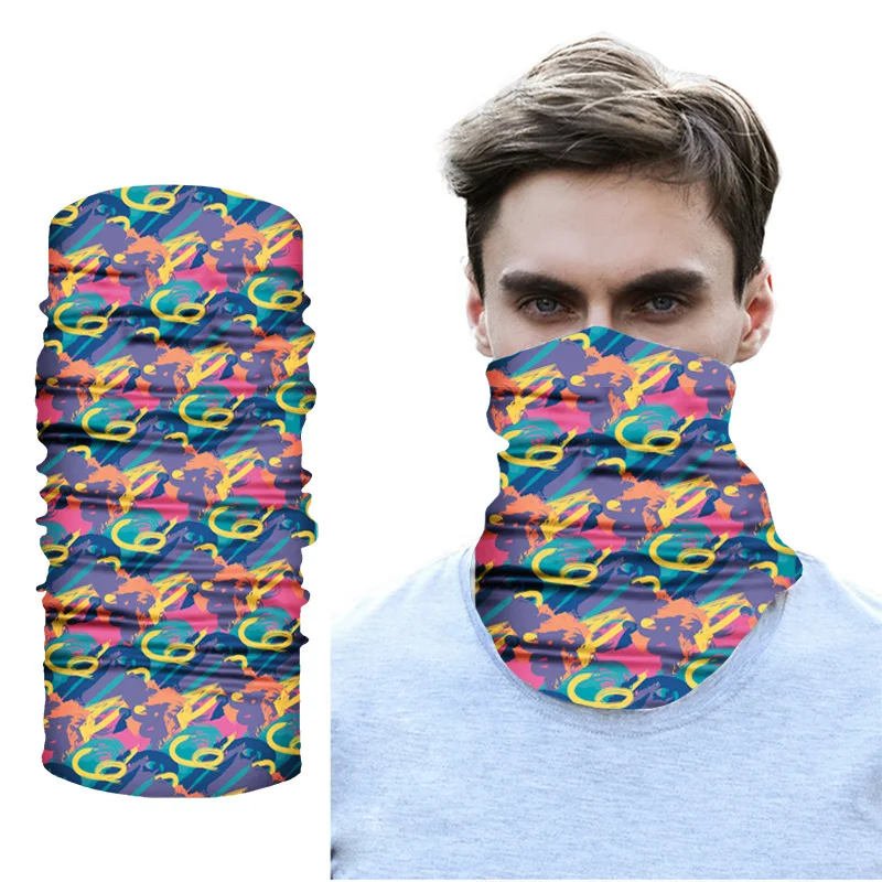 Модный дизайн 2020 многоцелевой шарф бандана повязка на голову шею ручная одежда