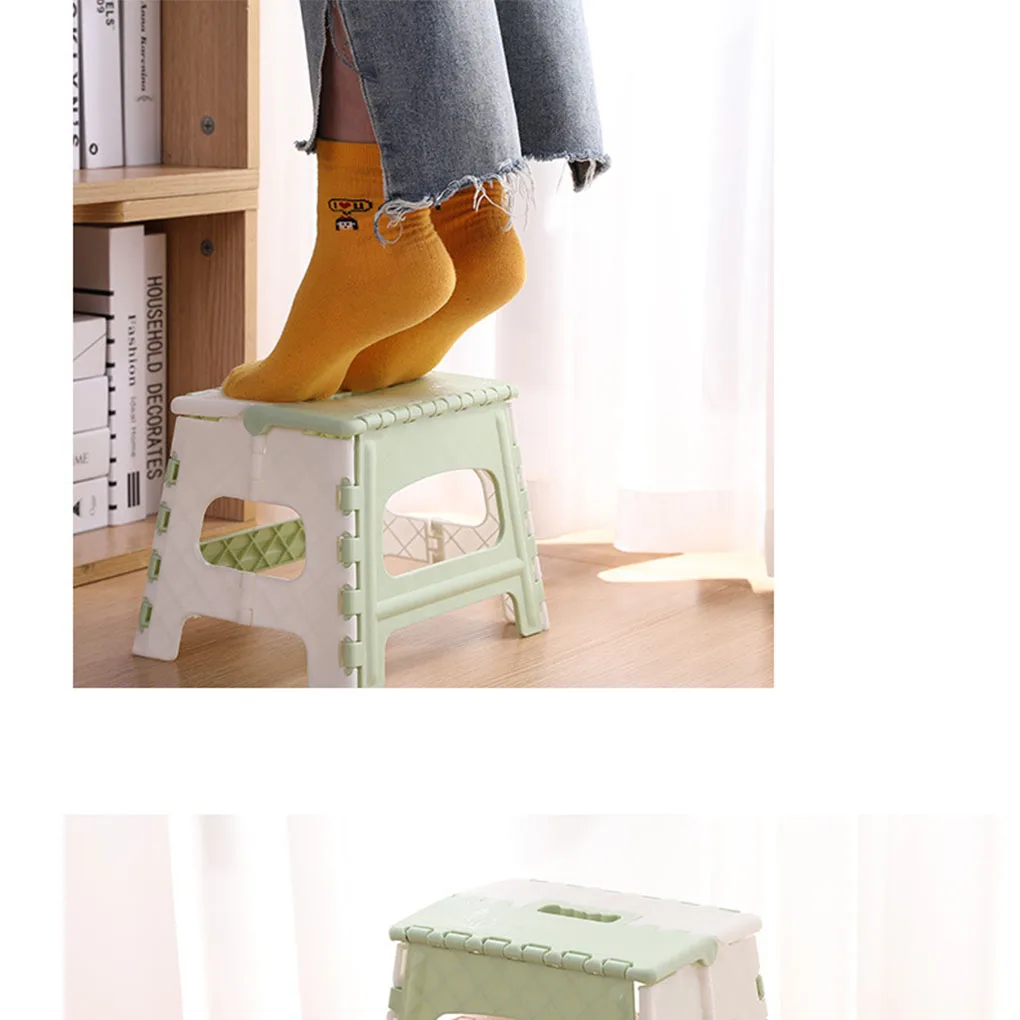 Портативный стул пластиковый складной детский не скользит сидячий для