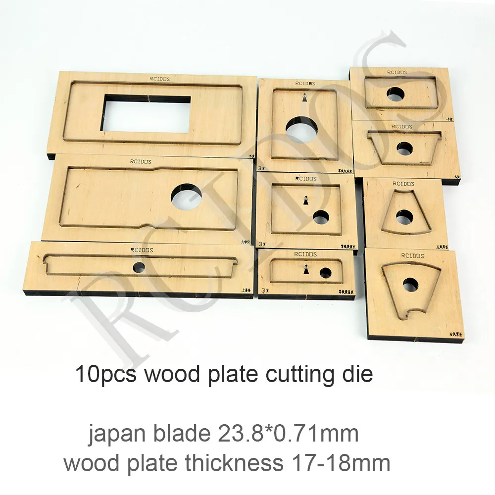 RCIDOS деловой короткий кошелек кожаный режущий штамп японский стальной держатель