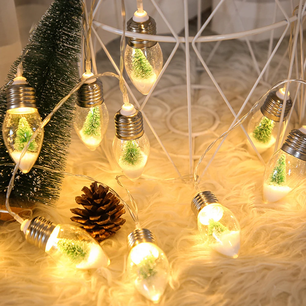 

Living Room Home Indoor Outdoor Cute Fairy Garden Bedroom Festival Led String Light Christmas Decor Garland Battery Powered