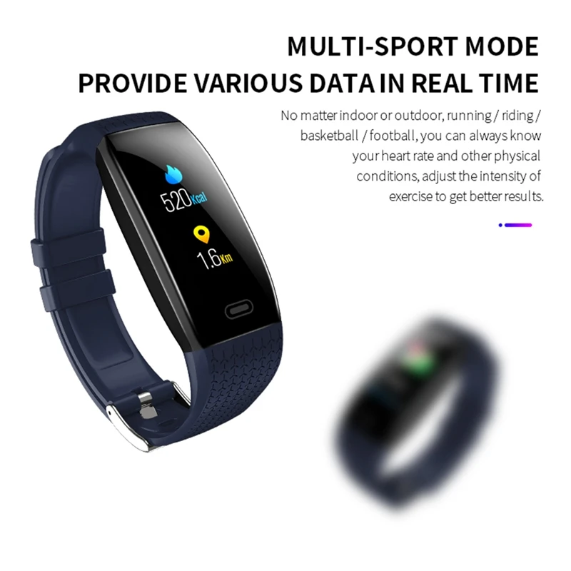 T5 смарт браслет в режиме реального времени мониторинг температуры Браслет