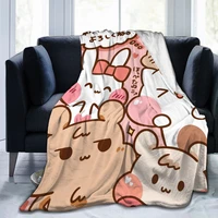 japanese cartoon cartoon romantic blanket cover blanket home textile bedding hotel home travel gifts0