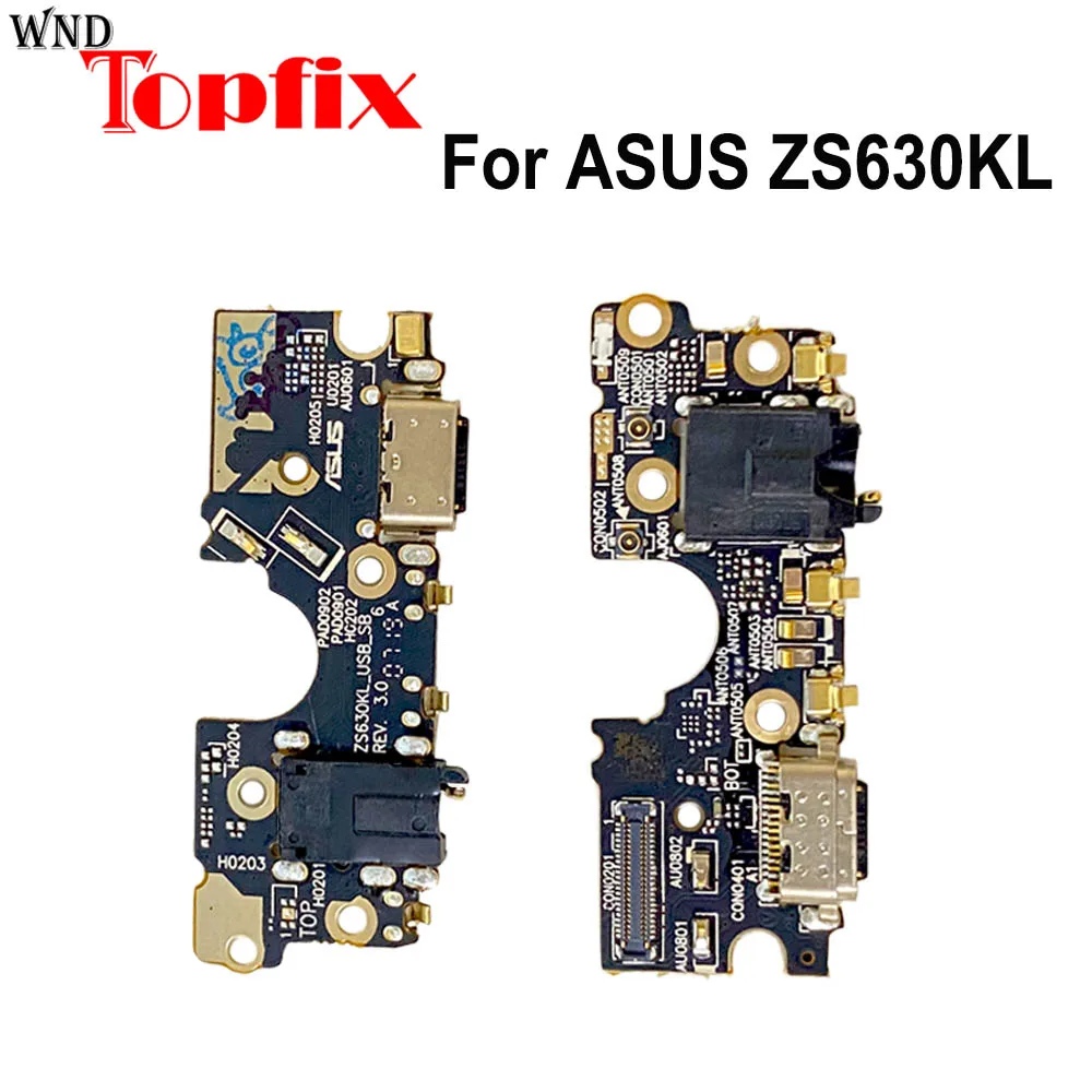 

Гибкий кабель для зарядки для Asus Zenfone 6 ZS630KL, запасные части для ASUS ZS630KL, USB-порт для зарядки