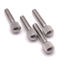 m3m4m5m6 thumb screw knurled screws with small head knurling manual adjustment bolt knukles tornillos parafuso vis gbt836 pc