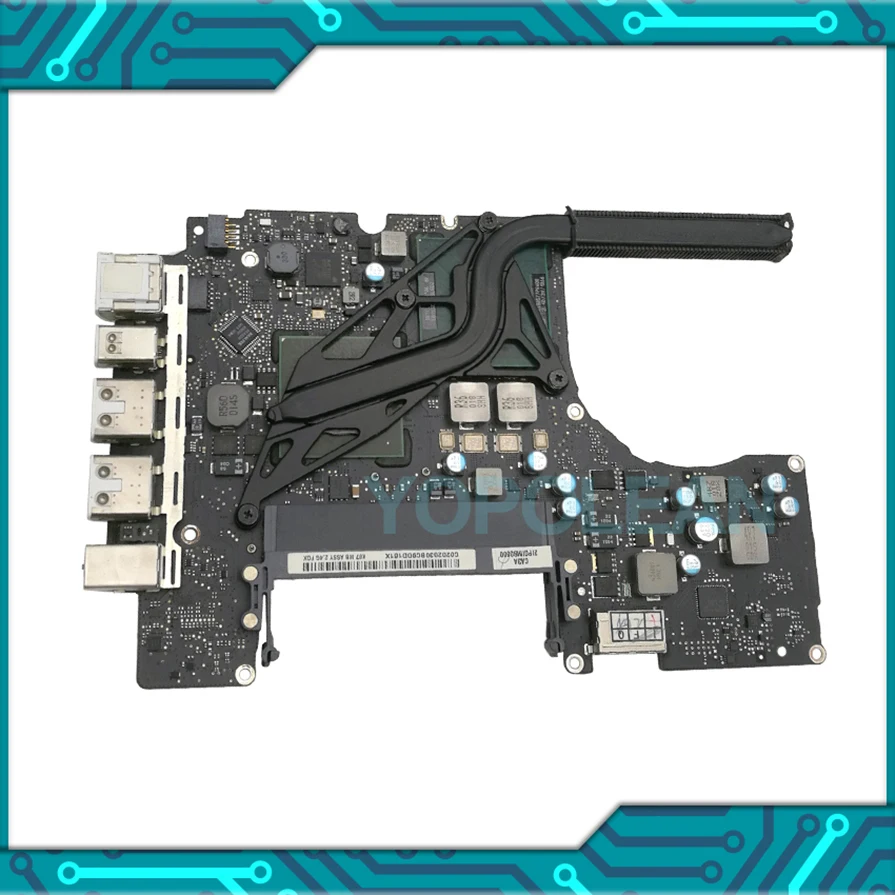 Протестированная материнская плата 2 4 ГГц P8600 820-2877-B с радиатором для Macbook 13 &quotA1342
