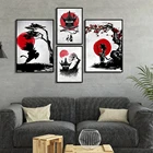 Постер Гоку из японского аниме Драконий жемчуг, настенная Картина на холсте в скандинавском стиле, декоративная картина для дома, детской спальни