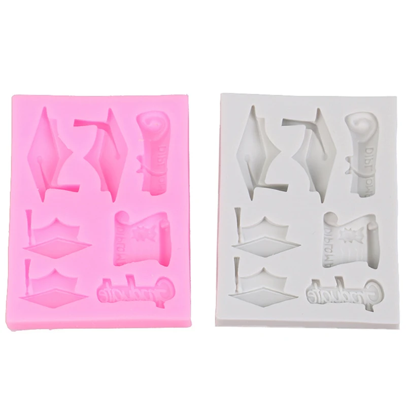 Выпускная силиконовая форма для студентов DIY Инструменты украшения торта