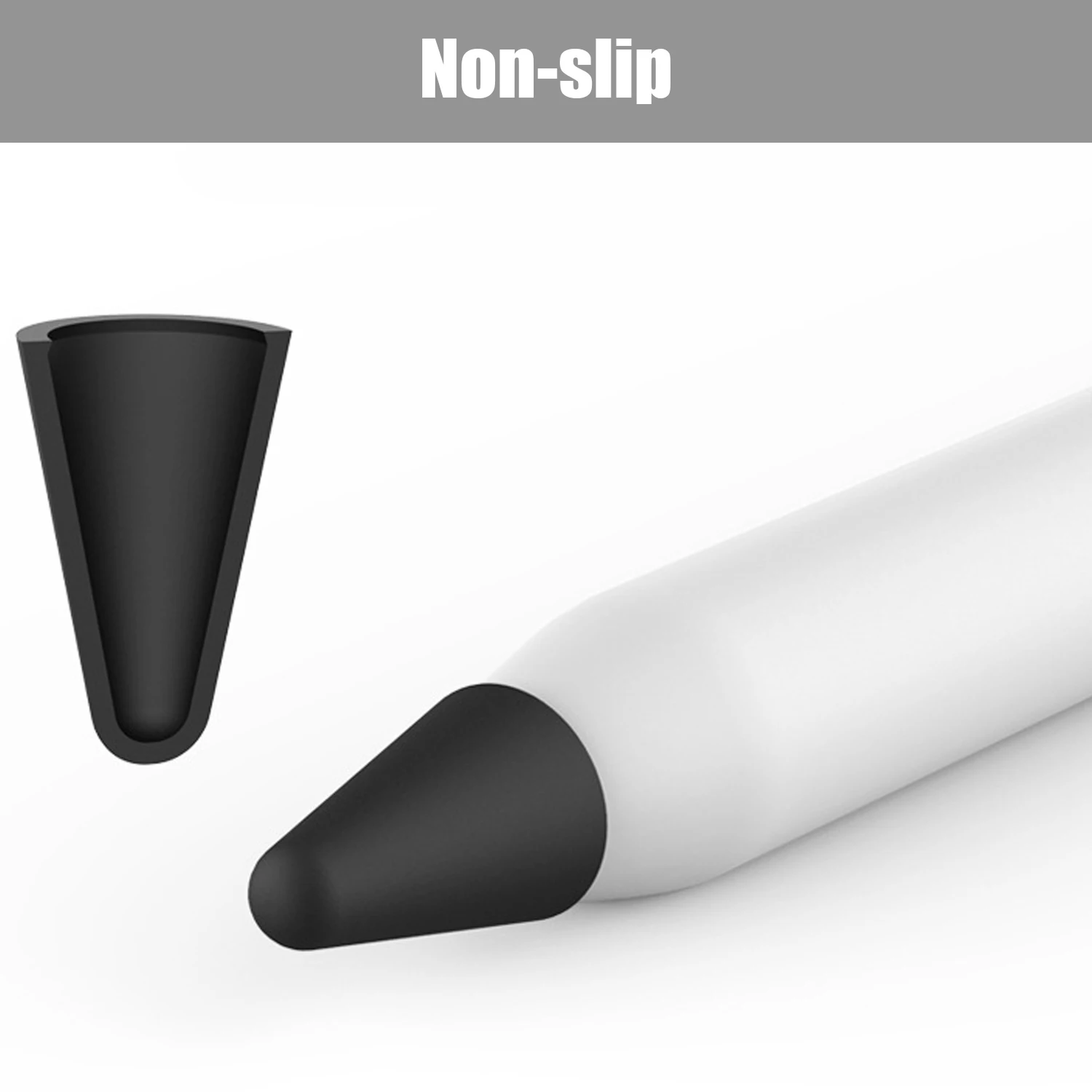 8PCS Non-slip Wear Resistant Silicone Writing Nib Tip Protective Covers Cases for Apple Pencil 1st 2nd Touchscreen Stylus Pen | Компьютеры