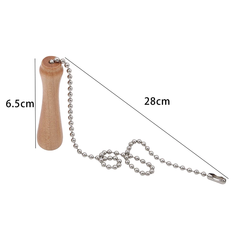 

1Pcs Wooden Ceiling Fan Chain Pulls Wooden Pendant Pull Chain Extension For Ceiling Light Lamp Fan Ceiling Fan Pull Chains