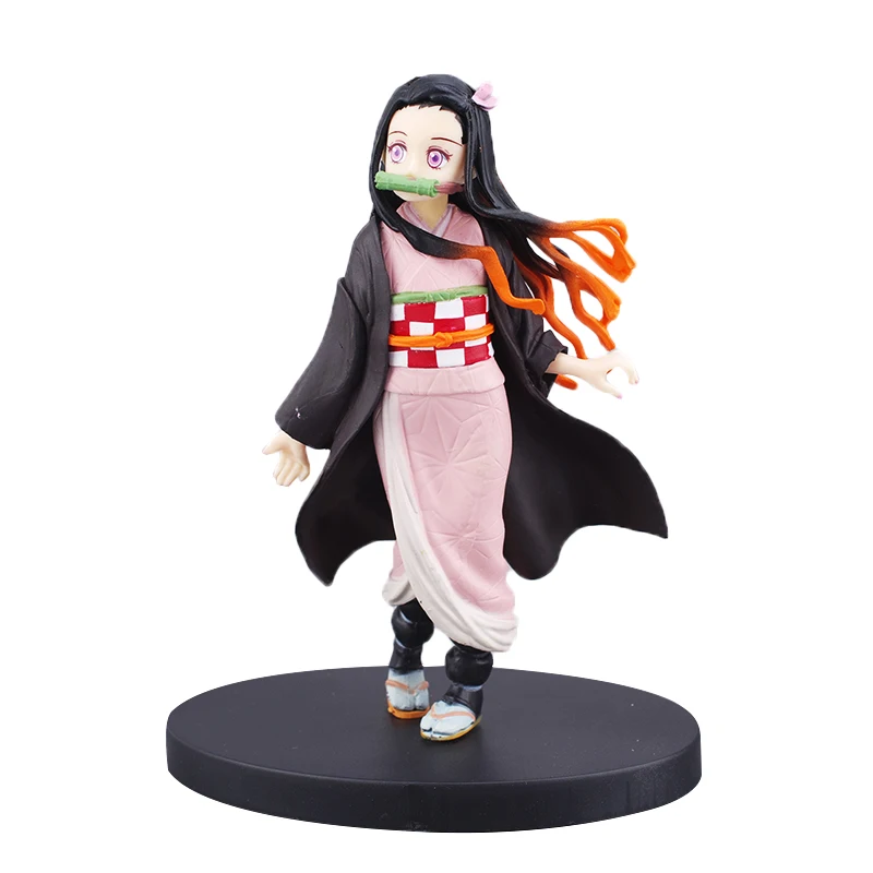 

4pcs/set Kimetsu no yaiba figure nezuko tanjirou zenitsu anime figure demon slayer Action Figure PVC Collection model toys gifts