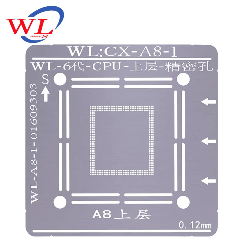 Официальный магазин WL для iPhone A8 Baseband cpu NAND BGA реболлинга оловянные трафареты с магнитной основой позиционирования