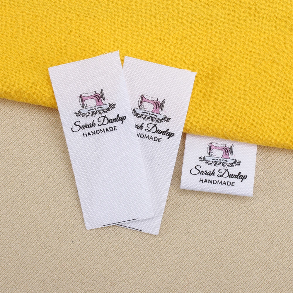 Ярлыки для шитья на заказ ярлыки одежды заказ-складные хлопковая лента