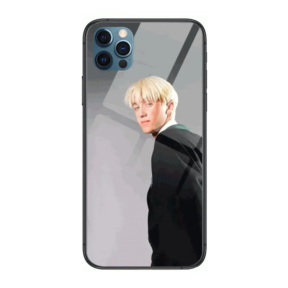 

Celebrity DracoMalfoy Style Phone Case cover For iphone 12 pro max 11 8 7 6 s XR PLUS X XS SE 2020 mini black cell shell