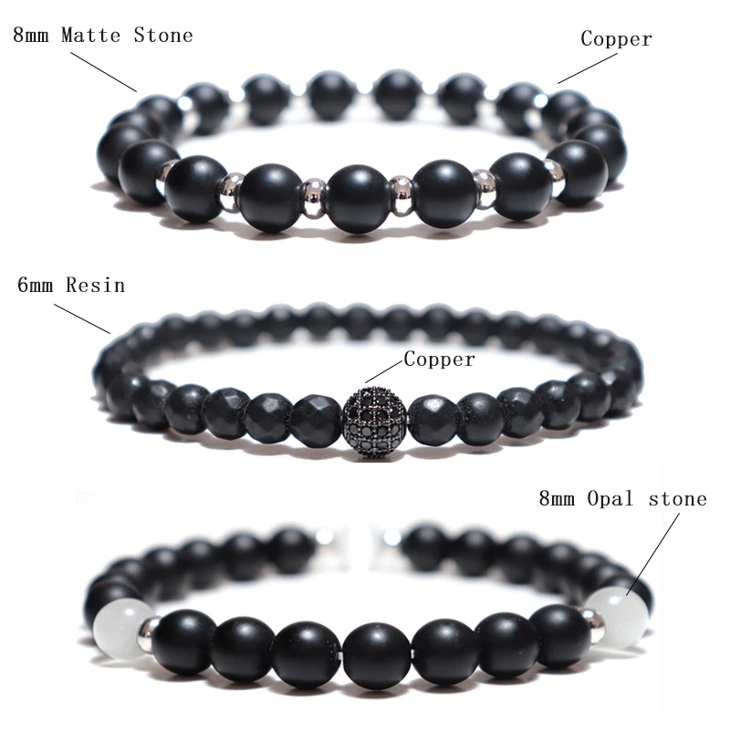 Трендовый мужской браслет из натуральной лавы для мужчин оникса йоги медитация