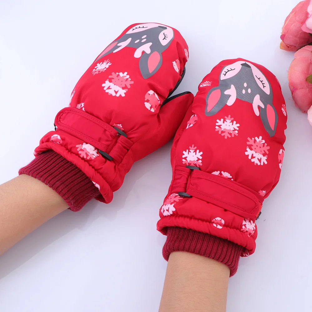 

Warm Outdoor Children Ski Riding Anti-slid Waterproof Windproof Sports for Mountain Climbing Hiking Sports