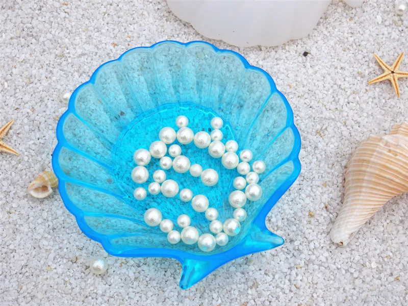 Смола DIY Кристалл эпоксидная смола зеркало Ocean Wind Shell блюдо силиконовая форма