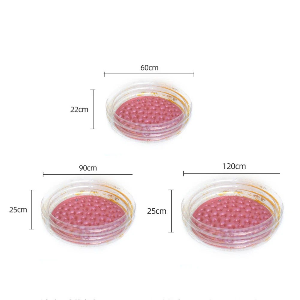 

Summer Inflatable Glitter Pool Kids Round Floating Bed Bathtub Basin Toys Air Mattress Floating Bed